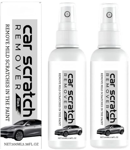2pcs Car Scratch Repair Spray&Car Paint Scratch Remover,Fast&Effective Scratch Ease Spray for Cars,Traceless Restoration,Long-Lasting Waterproof Protection,Nano Wax Formula,Easy to Use on All Vehicles