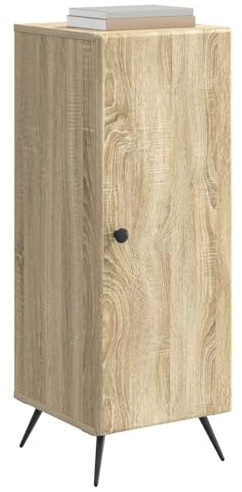 vidaXL Sideboard Sonoma-Eiche 33 x 34,5 x 90 cm Holzwerkstoff, Wohnzimmerschrank, modernes Design, praktische Aufbewahrung, Sideboard, clevere Lösungen für deinen Essbereich