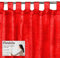 Tenda Fiordaliso in Tinta Rosso Fuoco CM. 140X290 confezionata
