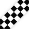 SuperDuperDecor - Chequered Flag - Bedroom Wall Border - Eco 1.3m Self Adhesive Strips