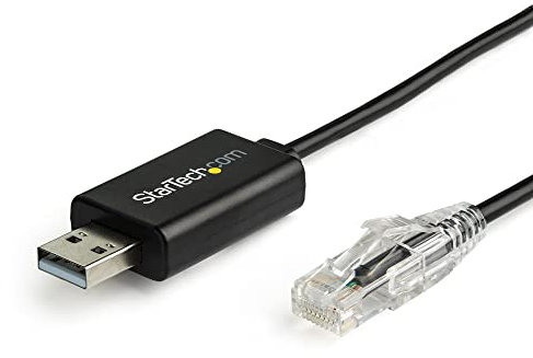 StarTech.com Cavo per Console CISCO USB, USB a RJ45 da 1,8 m Cavo Rollover, Compatibile Windows®, Mac e Linux®, M/M