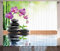 ABAKUHAUS Spa Rideaux, Spa Spring Water santé, Décoration Intérieure Accent Lot de 2 Panneaux, 280x245, Violet Noir