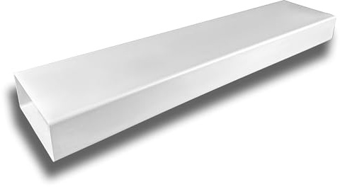 Flachkanal Lüftungskanal Kunststoffkanal Abluft Zuluft System 150 (220x90), Länge 0,5 m