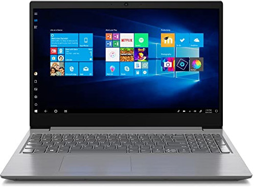 Lenovo V15 - Ordenador portátil 15 FHD (Celeron N4020, 8GB RAM, 256GB SSD, Intel UHD Graphics, Windows 10 Home) Gris - Teclado QWERTY Español