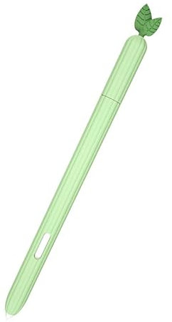 Funda para Samsung Galaxy Tab S7/S7 Plus/S8/S8 Plus/S8 Ultra/S9 Plus - Funda para lápiz S Pen - Funda de silicona antideslizante colorida (verde aguacate)