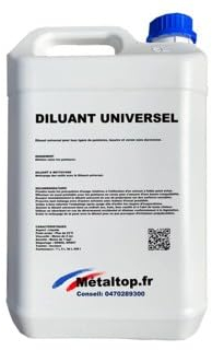 Metaltop - Diluant Universel - Incolore - RAL Incolore - Pot 5 L