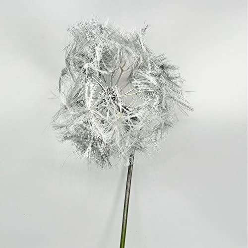 Generico Fiore Artificiale di Natale Ramo SOFFIONE Colore Argento da 91 cm