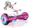 MEGA MOTION Hoverboards mit Hoverkart für Kinder, 6.5 Zoll Hoverboards mit Bluetooth Lautsprecher, mit LED-Leuchten, Geschenk für Kinder und Jugendliche