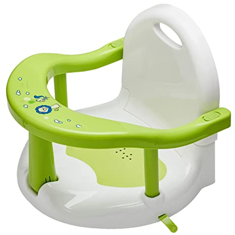 Badewannensitz Baby, Badesitz Baby, Badewannensitz Baby Mit Anti-Rutsch Saugnäpfe, Armlehnen Und Hoher Rückenlehne, Für Neugeborene Kleinkinder Baby Badezubehör Für Mädchen Und Jungen Ab 6 Monate