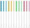 RAFIYU 12PCS Straw Cleaning Brush, 25 cm Long Straw Cleaner Brush Reusable, Thin Bottle Colourful Tube Baby Bottle Cleaner Brush