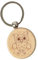 CHICCIE personalisierter Anhänger aus Holz Eule 4cm - Schlüsselanhänger Namen