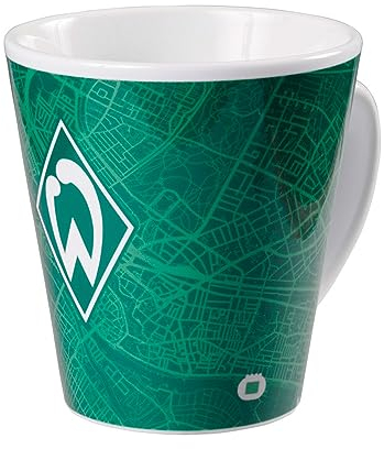 SV Werder Bremen Kaffeetasse, Becher 320 ml - Keramik - Motiv Raute