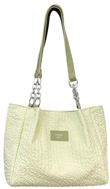 PORRASSO Damen Handtasche Mode Tote Schultertasche Shopper Henkeltaschen für Dating Reisen Täglicher Gebrauch Hellgrün