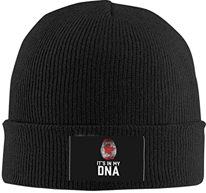 874 Klassische Beanie Mütze Kanada Es Liegt In Meiner DNA Kopfbedeckung Design Slouch Beanie Mütze Stretchy Beanie Mütze Für Männer Herren Frauen 30X18 cm