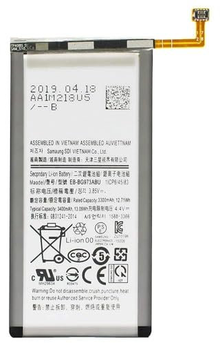 C D R Batteria ricambio compatibile per Samsung S10 G973F compatibile con Samsung EB-BG973ABU originale. Capacità 3400 mAh