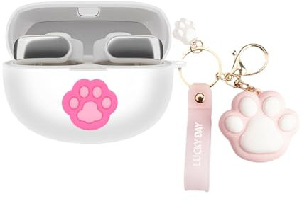 TSVSXS Case Compatible with Bose Ultra Open Earbuds with Keychain, Cute Anime Soft Silicone Protective Cover Bose Open Ear Wireless Earbuds Cover for Kids