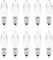 Lamptobe E10 3W 16V, Lampen für Schwibbogen Ersatzbirne 16V, Lichterkette Schwibbogen Warmweiss 2200K LED Birnen für Lichterbogen Weihnachten, Weihnachtspyramide Kerzen (20 Stück)