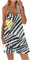 Womens Jumpsuit Summer Short Dungarees Casual Sleeveless Playsuit Printed Romper Shoulder Strap Wide Leg Short One-Piece Overall Jumpsuits with Pockets Warehouse Clearance
