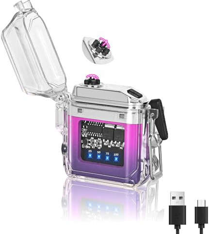 Adventskalender Füllung Männer, Geschenke für Männer, 2 IN 1 Multifunktions Lichtbogen Feuerzeug Elektrisch, Geschenke für Papa, Geburtstagsgeschenk Gadgets
