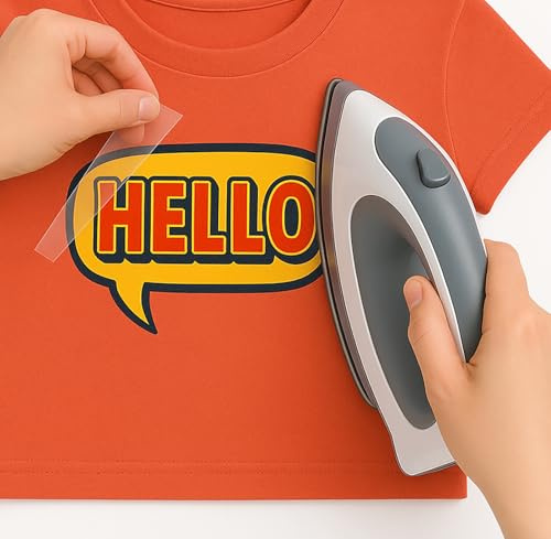 Mr Pubblicità - n.10 - termoadesivi per tessuti personalizzato - adesivo da applicare con ferro da stiro - per abbigliamento, dimensioni e forme varie