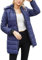 Daunenmantel Damen Mit Kapuze Winterjacke Damen Warm Gefüttert Steppjacke Damen Outdoor Wintermantel Damen Lang Daunenjacke Frauen Zipper Mantel Damen Winter Dicke Steppmantel Puffer Skijacke