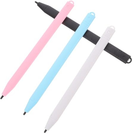 Beavorty 4pcs Lcd Writing Tablet Stylus Pen Set Replacement for Digital Drawing Board Compatible with Lcd Tablets Comfortable Grip for Boy Girl and Adults