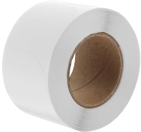 HAPINARY Thermotransferetiketten Rund 38mm Selbstklebend Wasserfest Langlebig Versandetiketten Für Alltag Und Büro