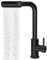 Virklyee Robinet cascade de cuisine extensible Mitigeur Cuisine Rotatif à 360° Robinet de Cuisine avec Pulvérisateur Extractible,4 Modes de Jet,Froid & Chaud Disponible (Noir)