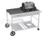 GFTIME Verbesserter Pizzaöfen Grillwagen für Koda/Karu/Fyra 16 & 12, 128 x 64 x 78cm rollender Küchenwagen, Servierwagen Grill ständer für Ninja Woodfire, Blackstone Griddle, Wagen für Weber Q Serie