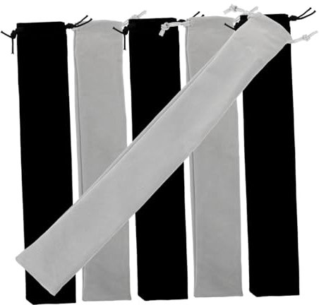 Warmhm 6pezzi Borsa Per Flauto Soprano Custodia Per Strumento Musicale Borsa Per Riporre e Trasportare Flauto Realizzata in Morbido e Resistente