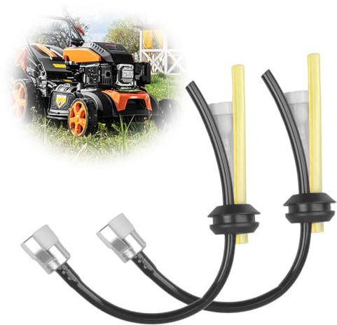 Tuyaux D'essence Avec Filtre, 2 Ensembles Universel Filtre à Essence Kit, Tuyau de Carburant Pour Débroussailleuse, Ampoule D'AmorçAge De Filtre, pour Debroussailleuse Tondeuse