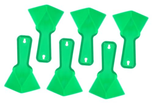 SOPOTUTU 6 pezzi Spatole Angolari in Plastica Resistente per Cartongesso Strumenti Efficienti per Lisciatura Angoli Interni ed Esterni Facili da Usare per Finitura Uniforme Intonaco e