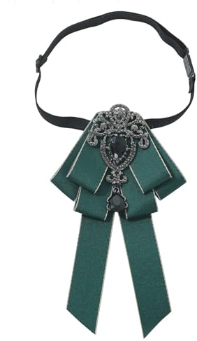 COSDREAMER Renaissance Jabot Krawatte für Herren, Fliege für viktorianisches Halloween, Hochzeitskostüm