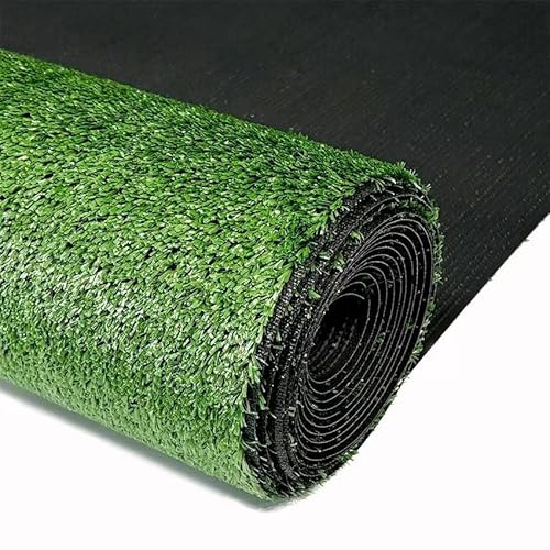Nix Garden Rollo Césped Artificial 5 mm 2 x 5 m (10 m²), Alfombra Sintética para Interiores y Exteriores, Terrazas, Balcones y Jardín