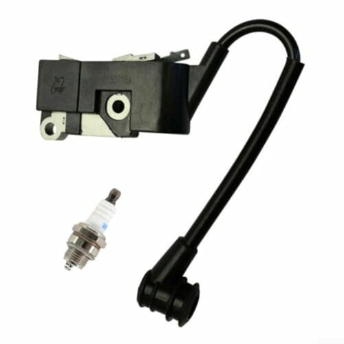 Solaughguy Ignition Coil Replacement for SX62 SX66 Chainsaw, Compatible with 45cc 52cc 62cc 66cc Jon & For MTM Models, Metal Spark Module with Gasket and