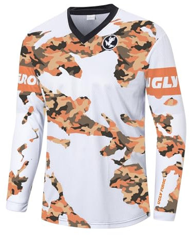 UGLY FROG Trikot MX DH Enduro Herren Mountainbike MTB Top Langarm Atmungsaktiv Radtrikot