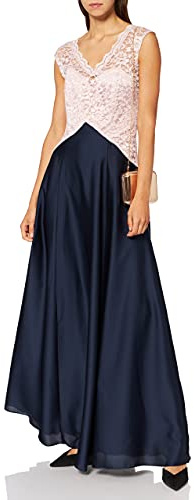 Swing Marina Robe Bleu (Darblue/Rose 3069), 38 (Taille fabricant: 36)