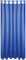 Bestlivings Blickdichte (Blau) Gardine mit Schlaufen in 140x225 cm (BxL), Vorhang Dekoschal als Sichtschutz