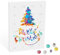 VALIOSA Merry Christmas Mode-Schmuck Adventskalender mit Halskette, Armband + 22 individuelle Perlen-Anhänger aus Glas & Metall, Geschenkidee für Mädchen, bunt, 24-teilig (1 Set)
