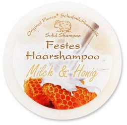 Florex Festes Haarshampoo Milch & Honig feuchtigkeitsspendend mit Schafmilch verpackt in Folie 58 g