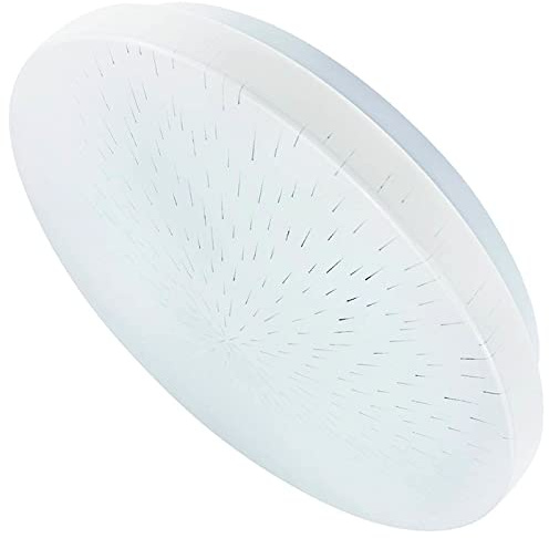 MegaLight Sternschnuppen- effekt LED Deckenleuchte SHINING STARLINE 32W neutralweiß, Deckenlampe Schlafzimmer/Kinderzimmer, Durchmesser 480mm