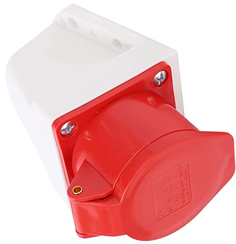 220-380V/240-415V 16A Prise en saillie industrielle anti-poussière, antidéflagrante et étanche prise en saillie alimentation triphasée 5 conducteurs 16A (3P+N+T)