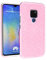 N NEWTOP 3in1 Cover Compatibile con Huawei Mate 20, Custodia Case con GLITTER Brillantini Paper Interno Bling TPU + PC Flessibile Morbida Case Posteriore Lucida Glitterata (Rosa)