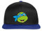 Spreadshirt Teenage Mutant Ninja Turtles Leonardo Kostüm Snapback Cap, One Size, Schwarz/Königsblau