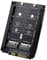 xiwai Dual NGFF B+M Key M.2 SSD-Karte JOBD Raid0 Span Bridge zu 2,5-Zoll-SATA-Combo-HDD-Festplattengehäuse