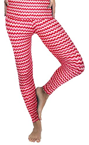 Rocky Damen Thermohose (Long John Base Layer Unterwäsche Pants) Isoliert für Outdoor Ski Wärme/Extrem Kalte Pyjama, Zig Zag, X-Groß