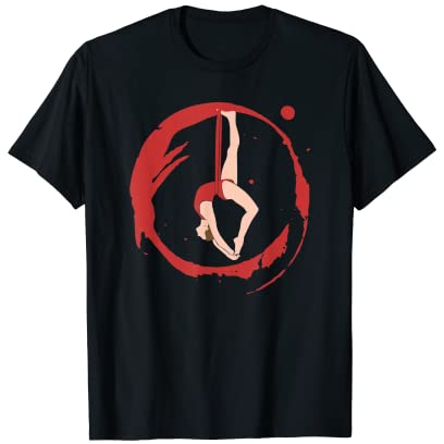 Aerial Arts Kleidung, Aerial Yoga Outfit für Mädchen T-Shirt