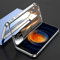ZUHERA Buckle Lens Protection Metal Magnetic Case für iPhone 13 14 12 11 Pro Max Plus Double Sided Glass Bumper Cover Bottom Fastener,Silver,for iPhone12Pro