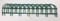 Easy Fence Clip together Lawn Edging H:15cm L:67cm 4 pieces per pack - Durable Green plastic coated wire - hoop topped for flower beds (1 Pack)