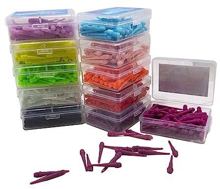 BESPORTBLE 80-Teiliges Elektronisches Dartscheiben-Spielzeugset Ersatz-Dartspitzen Lippoint-Spitzen Werkzeug Zum Entfernen Von Dartspitzen Darts Dartkopf-Entferner Wurfspielzeug